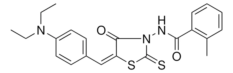 Sigma-Aldrich N-(5-(4-DIETHYLAMINO-BENZYLIDENE)4-OXO-2-THIOXO-THIAZOLIDIN-3-YL)-2-ME-BENZAMIDE,AldrichCPR