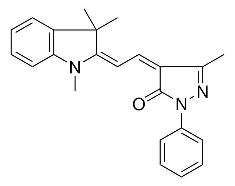 Sigma-Aldrich 5-ME-2-PH-4(2(1,3,3-TRI-ME-1,3-2H-INDOL-2-YLIDENE)ETHYLIDENE)2,4-2H-PYRAZOL-3ONE,AldrichCPR