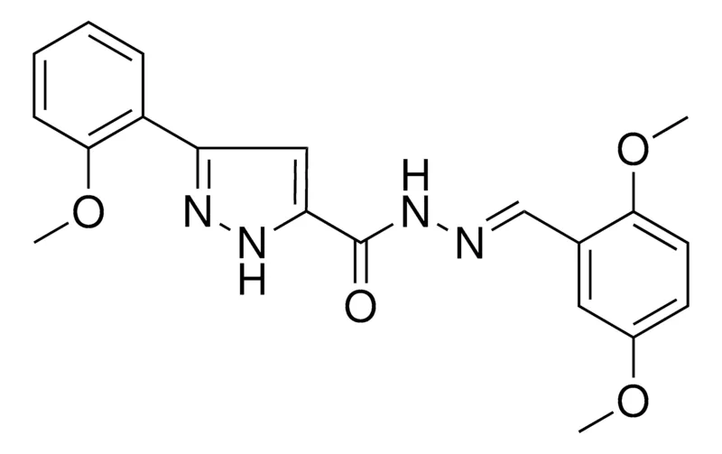 Sigma-Aldrich 5-(2-MEO-PH)-2H-PYRAZOLE-3-CARBOXYLIC ACID (2,5-DIMETHOXY-BENZYLIDENE)-HYDRAZIDE,AldrichCPR