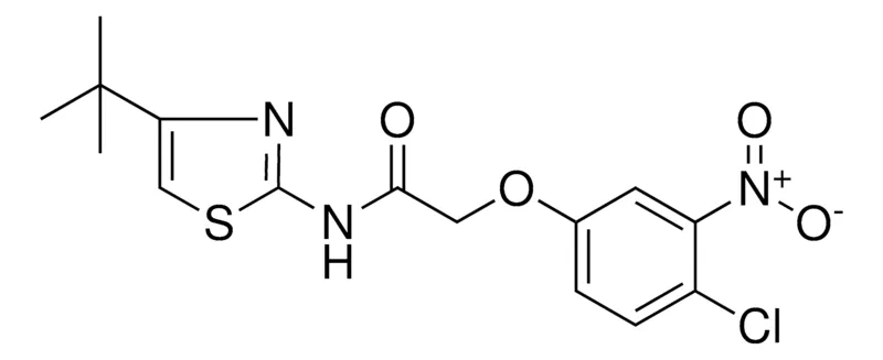 Sigma-Aldrich N-(4-TERT-BUTYL-THIAZOL-2-YL)-2-(4-CHLORO-3-NITRO-PHENOXY)-ACETAMIDE,AldrichCPR
