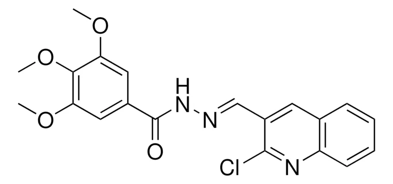 Sigma-Aldrich N'-((2-CHLORO-3-QUINOLINYL)METHYLENE)-3,4,5-TRIMETHOXYBENZOHYDRAZIDE，AldrichCPR