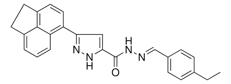 Sigma-Aldrich 5-ACENAPHTHEN-5-YL-2H-PYRAZOLE-3-CARBOXYLIC ACID (4-ETHYL-BENZYLIDENE)-HYDRAZIDE,AldrichCPR