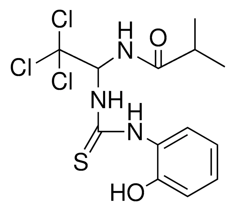 Sigma-Aldrich N-(2,2,2-TRICHLORO-1-(3-(2-HYDROXY-PHENYL)-THIOUREIDO)-ETHYL)-ISOBUTYRAMIDE,AldrichCPR