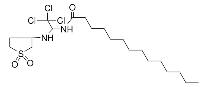 Sigma-Aldrich TETRADECANOIC ACID (2,2,2-TRI-CL-1-(1,1-DIOXO-4H-THIOPHEN-3-YLAMINO)-ET)-AMIDE，AldrichCPR
