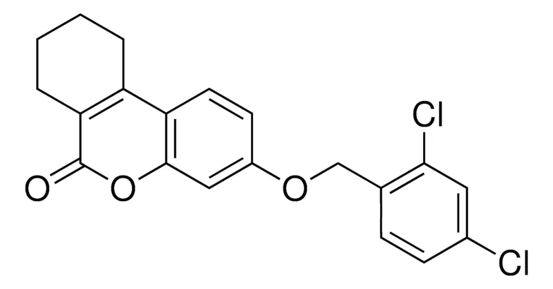 Sigma-Aldrich 3-(2,4-DICHLORO-BENZYLOXY)-7,8,9,10-TETRAHYDRO-BENZO(C)CHROMEN-6-ONE,AldrichCPR