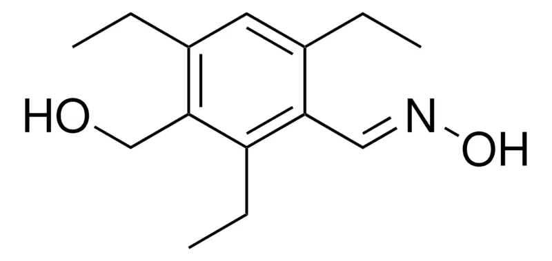 Sigma-Aldrich 2,4,6-TRIETHYL-3-HYDROXYMETHYL-BENZALDEHYDE OXIME,AldrichCPR