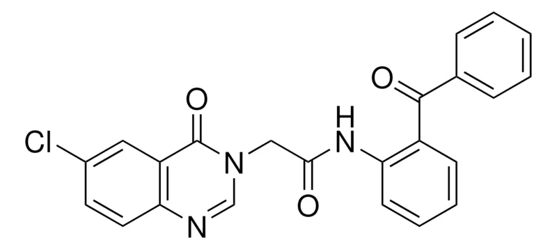 Sigma-Aldrich N-(2-BENZOYLPHENYL)-2-(6-CHLORO-4-OXO-3(4H)-QUINAZOLINYL)ACETAMIDE,AldrichCPR