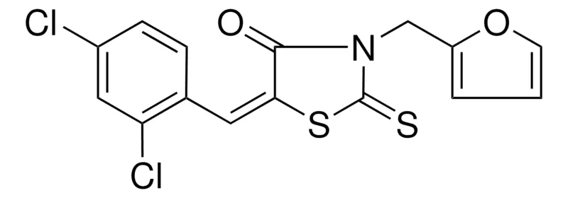 Sigma-Aldrich 5-(2,4-DICHLORO-BENZYLIDENE)-3-FURAN-2-YLMETHYL-2-THIOXO-THIAZOLIDIN-4-ONE,AldrichCPR