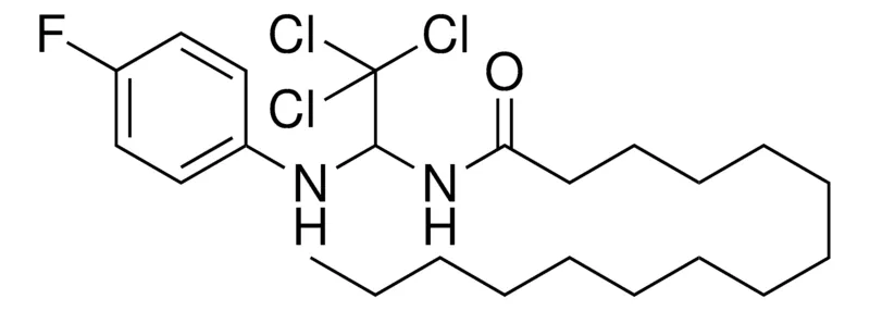 Sigma-Aldrich PENTADECANOIC ACID (2,2,2-TRICHLORO-1-(4-FLUORO-PHENYLAMINO)-ETHYL)-AMIDE,AldrichCPR