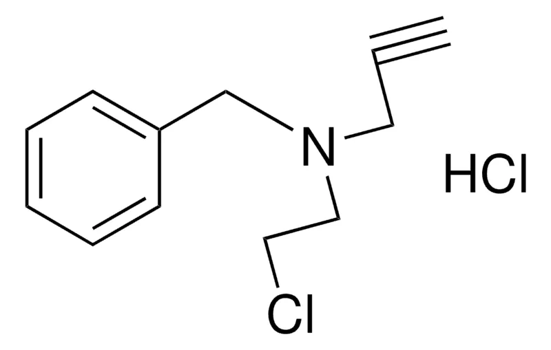 Sigma-Aldrich N-BENZYL-N-(2-CHLOROETHYL)PROPARGYLAMINE HYDROCHLORIDE,AldrichCPR