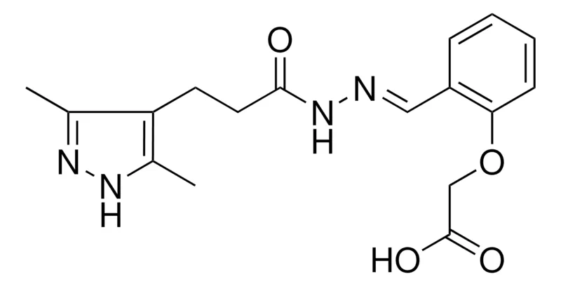 Sigma-Aldrich (2(2-(3(3,5-DI-ME-1H-PYRAZOL-4-YL)PROPANOYL)CARBOHYDRAZONOYL)PHENOXY)ACETIC ACID，AldrichCPR
