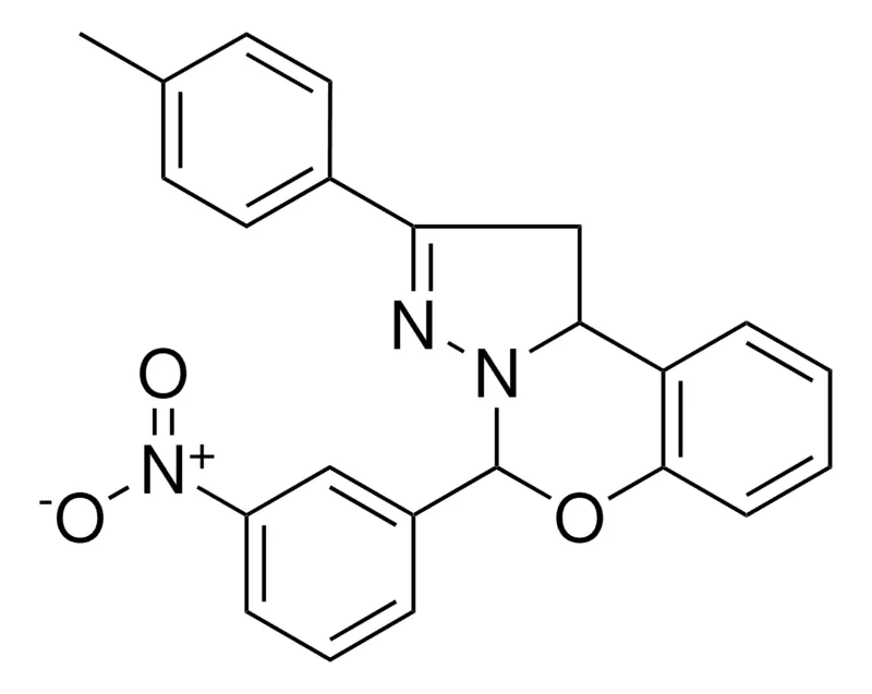 Sigma-Aldrich 4-(3-NITRO-PH)-2-P-TOLYL-1,9B-DIHYDRO-5-OXA-3,3A-DIAZA-CYCLOPENTA(A)NAPHTHALENE,AldrichCPR