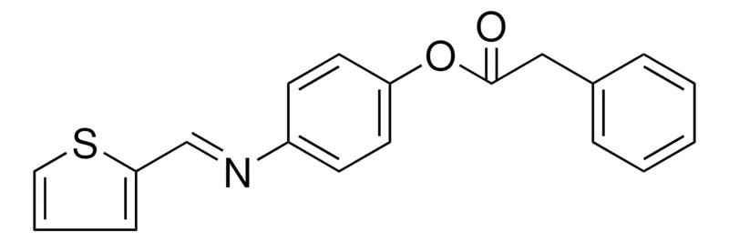 Sigma-Aldrich PHENYL-ACETIC ACID 4-((THIOPHEN-2-YLMETHYLENE)-AMINO)-PHENYL ESTER,AldrichCPR