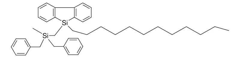 Sigma-Aldrich 9-((DIBENZYLMETHYLSILYL)METHYL)-9-DODECYL-9H-9-SILAFLUORENE,AldrichCPR