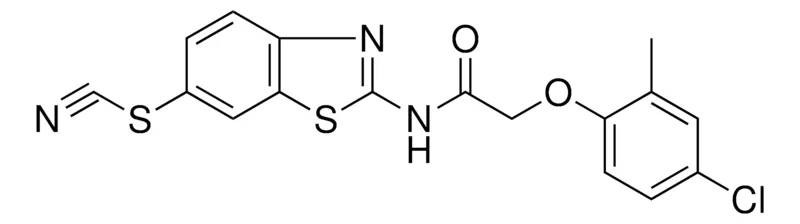 Sigma-Aldrich 2-(((4-CHLORO-2-METHYLPHENOXY)ACETYL)AMINO)-1,3-BENZOTHIAZOL-6-YL THIOCYANATE,AldrichCPR