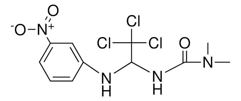 Sigma-Aldrich 1,1-DIMETHYL-3-(2,2,2-TRICHLORO-1-(3-NITRO-PHENYLAMINO)-ETHYL)-UREA,AldrichCPR