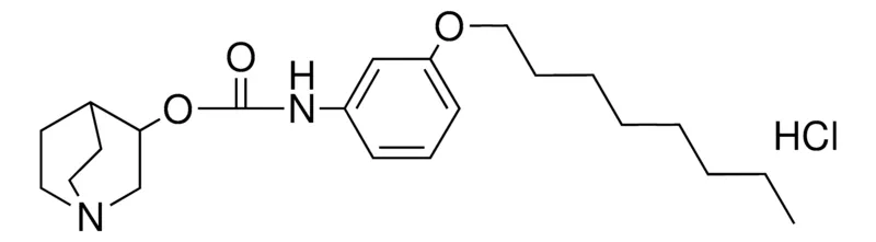 Sigma-Aldrich (3-OCTYLOXY-PH)-CARBAMIC ACID 1-AZA-BICYCLO(2.2.2)OCT-3-YL ESTER, HYDROCHLORIDE,AldrichCPR
