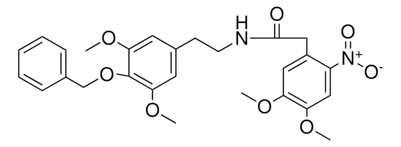 Sigma-Aldrich N-(2-(4-BENZYLOXY-3,5-DIMETHOXY-PH)-ET)-2-(4,5-DIMETHOXY-2-NITRO-PH)-ACETAMIDE,AldrichCPR