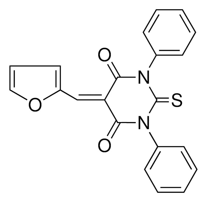Sigma-Aldrich 5-FURAN-2-YLMETHYLENE-1,3-DIPHENYL-2-THIOXO-DIHYDRO-PYRIMIDINE-4,6-DIONE,AldrichCPR