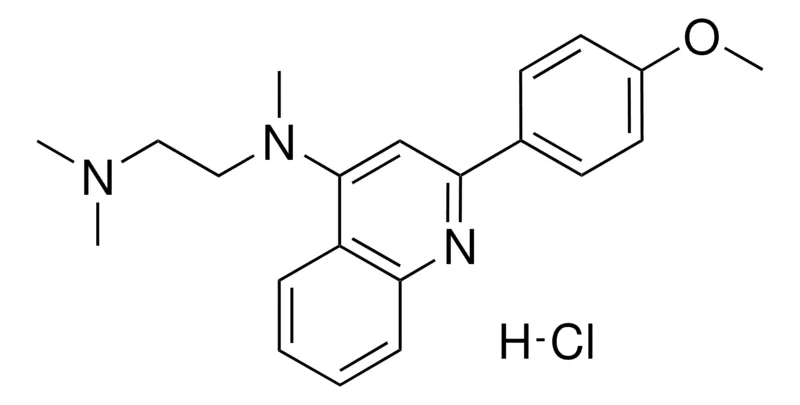 Sigma-Aldrich N(1)-(2-(4-METHOXYPHENYL)-4-QUINOLINYL)-N(1),N(2),N(2)-TRIMETHYL-1,2-ETHANEDIAMINE HYDROCHLORIDE,AldrichCPR