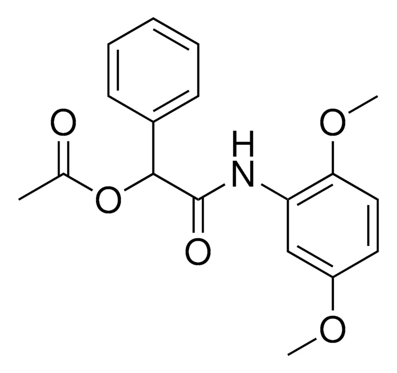 Sigma-Aldrich ACETIC ACID (2,5-DIMETHOXY-PHENYLCARBAMOYL)-PHENYL-METHYL ESTER,AldrichCPR