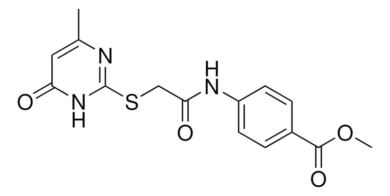 Sigma-Aldrich METHYL 4-((((4-METHYL-6-OXO-1,6-DIHYDRO-2-PYRIMIDINYL)THIO)ACETYL)AMINO)BENZOATE,AldrichCPR