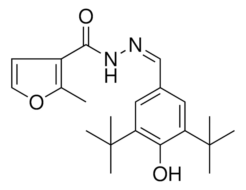 Sigma-Aldrich 2-ME-FURAN-3-CARBOXYLIC ACID (3,5-DI-TERT-BUTYL-4-HYDROXY-BENZYLIDENE)-HYDRAZIDE,AldrichCPR