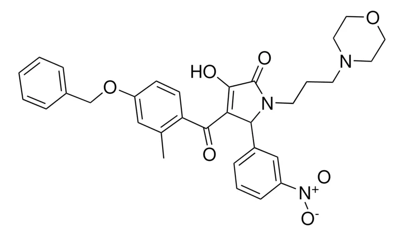 Sigma-Aldrich 4-[4-(BENZYLOXY)-2-METHYLBENZOYL]-3-HYDROXY-1-[3-(4-MORPHOLINYL)PROPYL]-5-(3-NITROPHENYL)-1,5-DIHYDRO-2H-PYRROL-2-ONE，AldrichCPR