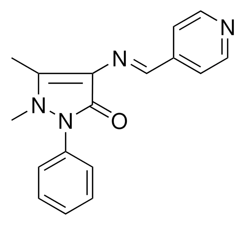 Sigma-Aldrich 1,5-DIMETHYL-2-PH-4-((PYRIDIN-4-YLMETHYLENE)-AMINO)-1,2-DIHYDRO-PYRAZOL-3-ONE,AldrichCPR
