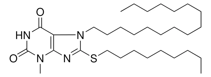 Sigma-Aldrich 7-HEXADECYL-3-METHYL-8-NONYLSULFANYL-3,7-DIHYDRO-PURINE-2,6-DIONE，AldrichCPR