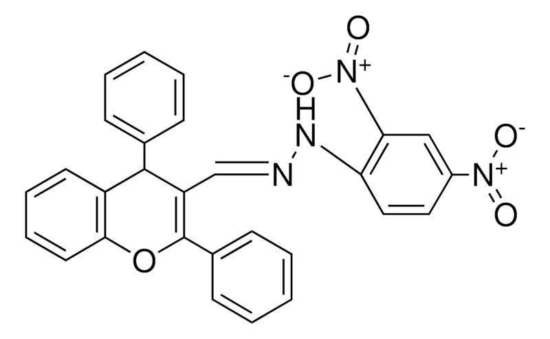 Sigma-Aldrich N-(2,4-DINITRO-PHENYL)-N'-(2,4-DIPHENYL-4H-CHROMEN-3-YLMETHYLENE)-HYDRAZINE，AldrichCPR