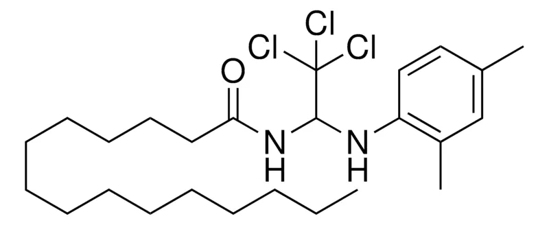 Sigma-Aldrich PENTADECANOIC ACID (2,2,2-TRICHLORO-1-(2,4-DIMETHYL-PHENYLAMINO)-ETHYL)-AMIDE,AldrichCPR