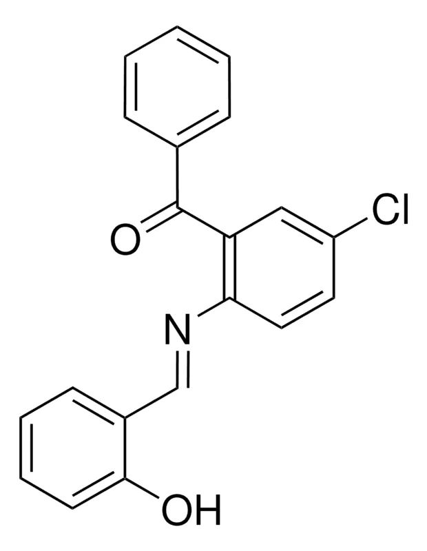 Sigma-Aldrich 5-CHLORO-2-(2-HYDROXYBENZYLIDENEAMINO)BENZOPHENONE,AldrichCPR