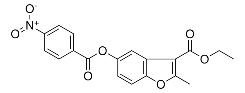 Sigma-Aldrich 2-METHYL-5-(4-NITRO-BENZOYLOXY)-BENZOFURAN-3-CARBOXYLIC ACID ETHYL ESTER,AldrichCPR