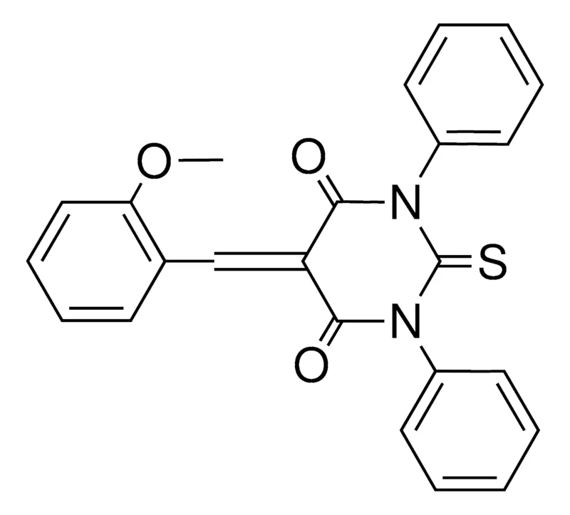 Sigma-Aldrich 5-(2-METHOXY-BENZYLIDENE)-1,3-DIPHENYL-2-THIOXO-DIHYDRO-PYRIMIDINE-4,6-DIONE,AldrichCPR