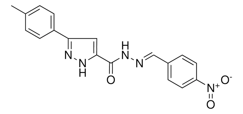 Sigma-Aldrich 5-P-TOLYL-2H-PYRAZOLE-3-CARBOXYLIC ACID (4-NITRO-BENZYLIDENE)-HYDRAZIDE，AldrichCPR