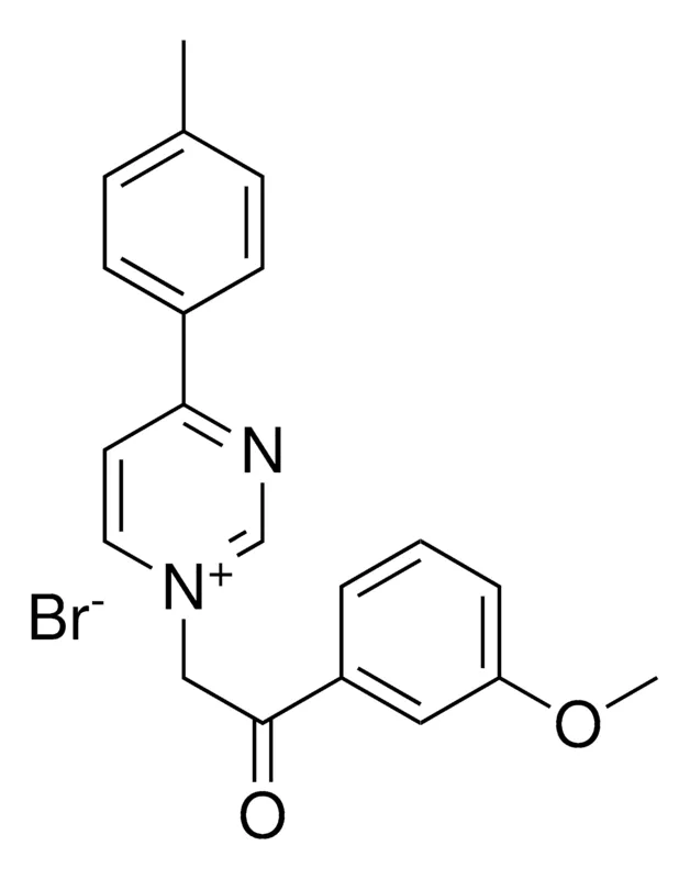 Sigma-Aldrich 1-(2-(3-METHOXYPHENYL)-2-OXOETHYL)-4-(4-METHYLPHENYL)PYRIMIDIN-1-IUM BROMIDE,AldrichCPR
