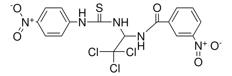 Sigma-Aldrich 3-NITRO-N-(2,2,2-TRICHLORO-1-(3-(4-NITRO-PHENYL)-THIOUREIDO)-ETHYL)-BENZAMIDE,AldrichCPR