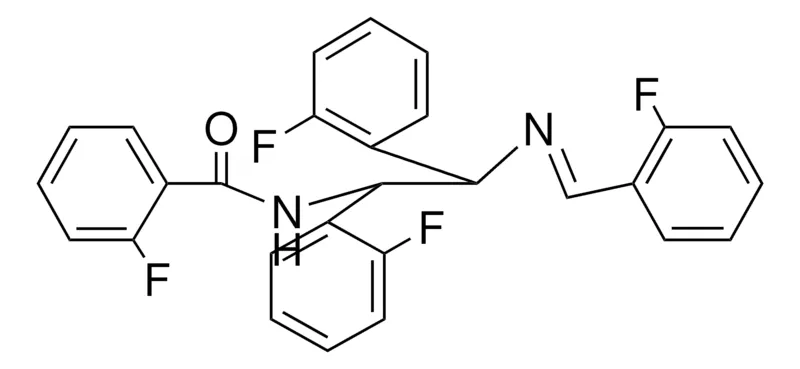Sigma-Aldrich N-(1,2-BIS(2-FLUOROPHENYL)-2-(2-FLUOROBENZYLIDENEAMINO)ETHYL)-2-FLUOROBENZAMIDE,AldrichCPR
