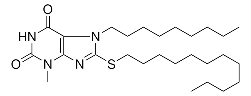 Sigma-Aldrich 8-DODECYLSULFANYL-3-METHYL-7-NONYL-3,7-DIHYDRO-PURINE-2,6-DIONE,AldrichCPR
