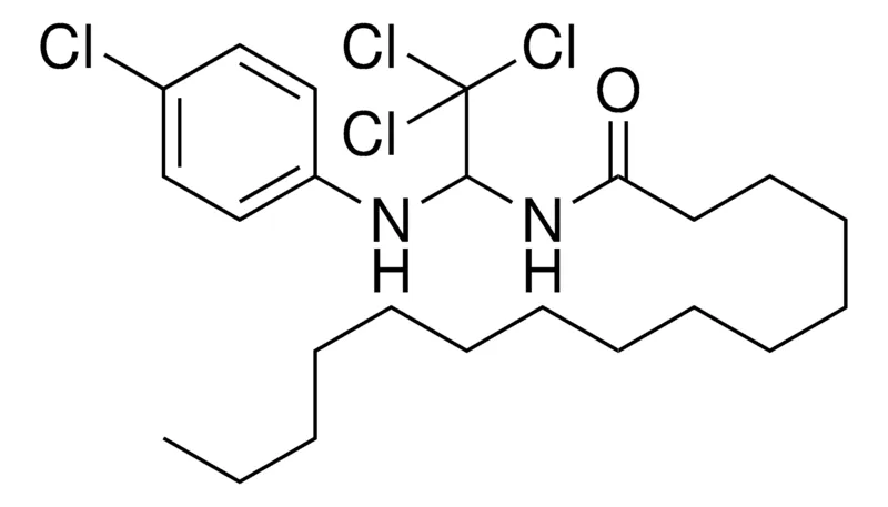 Sigma-Aldrich PENTADECANOIC ACID (2,2,2-TRICHLORO-1-(4-CHLORO-PHENYLAMINO)-ETHYL)-AMIDE,AldrichCPR