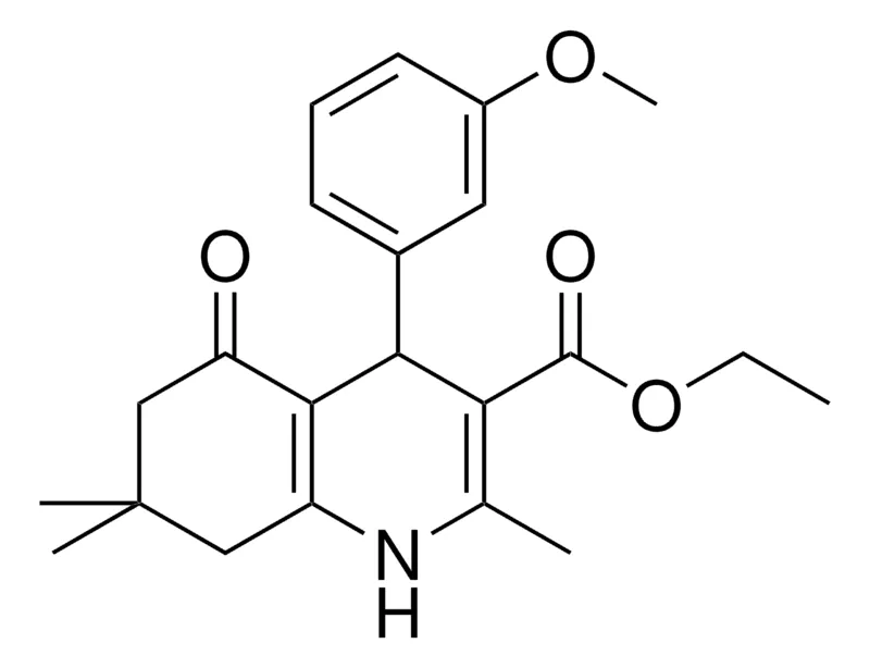 Sigma-Aldrich ETHYL 4-(3-METHOXYPHENYL)-2,7,7-TRIMETHYL-5-OXO-1,4,5,6,7,8-HEXAHYDRO-3-QUINOLINECARBOXYLATE,AldrichCPR