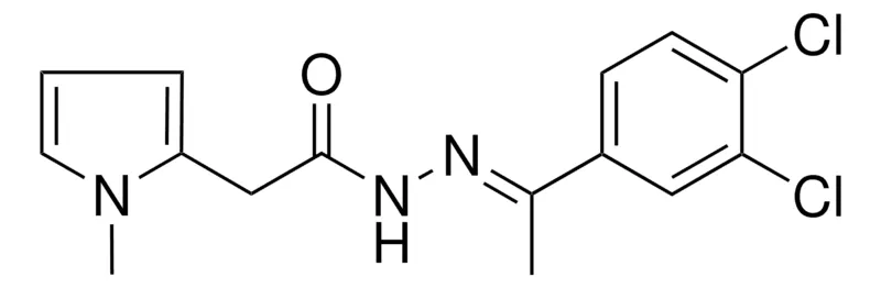 Sigma-Aldrich N'-(1-(3,4-DICHLOROPHENYL)ETHYLIDENE)-2-(1-METHYL-1H-PYRROL-2-YL)ACETOHYDRAZIDE,AldrichCPR
