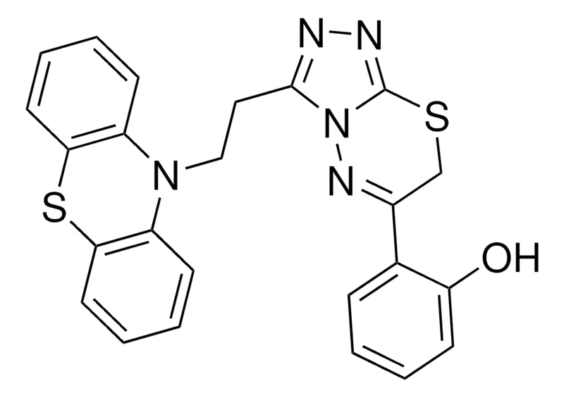 Sigma-Aldrich 2-(3-[2-(10H-PHENOTHIAZIN-10-YL)ETHYL]-7H-[1,2,4]TRIAZOLO[3,4-B][1,3,4]THIADIAZIN-6-YL)PHENOL，AldrichCPR