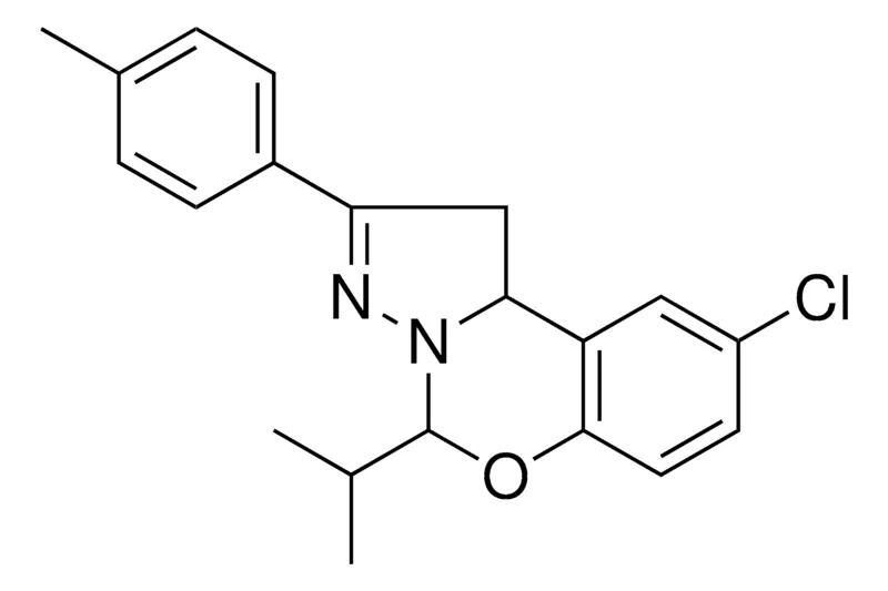 Sigma-Aldrich 8-CL-4-ISOPROPYL-2-P-TOLYL-1,9B-2H-5-OXA-3,3A-DIAZA-CYCLOPENTA(A)NAPHTHALENE,AldrichCPR