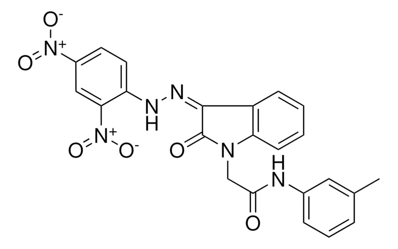 Sigma-Aldrich 2-(3-((2,4-DINITRO-PH)-HYDRAZONO)-2-OXO-2,3-2H-INDOL-1-YL)-N-M-TOLYL-ACETAMIDE,AldrichCPR