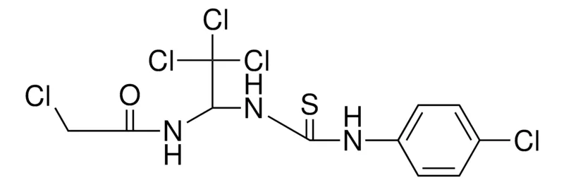 Sigma-Aldrich 2-CHLORO-N-(2,2,2-TRICHLORO-1-(3-(4-CHLORO-PHENYL)-THIOUREIDO)-ETHYL)-ACETAMIDE,AldrichCPR