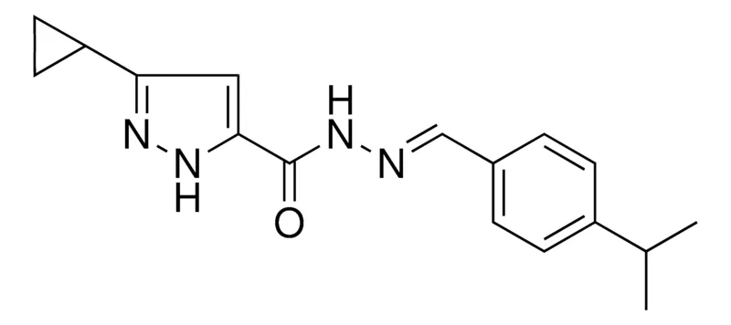 Sigma-Aldrich 5-CYCLOPROPYL-2H-PYRAZOLE-3-CARBOXYLIC ACID (4-ISOPROPYL-BENZYLIDENE)-HYDRAZIDE,AldrichCPR
