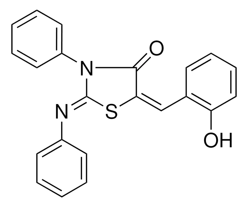 Sigma-Aldrich 5-(2-HYDROXY-BENZYLIDENE)-3-PHENYL-2-PHENYLIMINO-THIAZOLIDIN-4-ONE,AldrichCPR