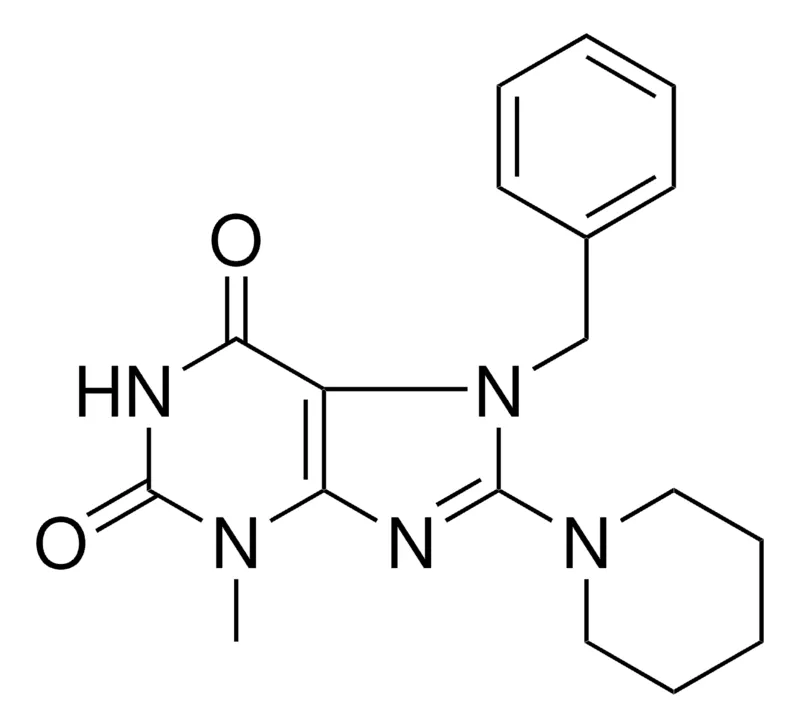 Sigma-Aldrich 7-BENZYL-3-METHYL-8-PIPERIDIN-1-YL-3,7-DIHYDRO-PURINE-2,6-DIONE,AldrichCPR